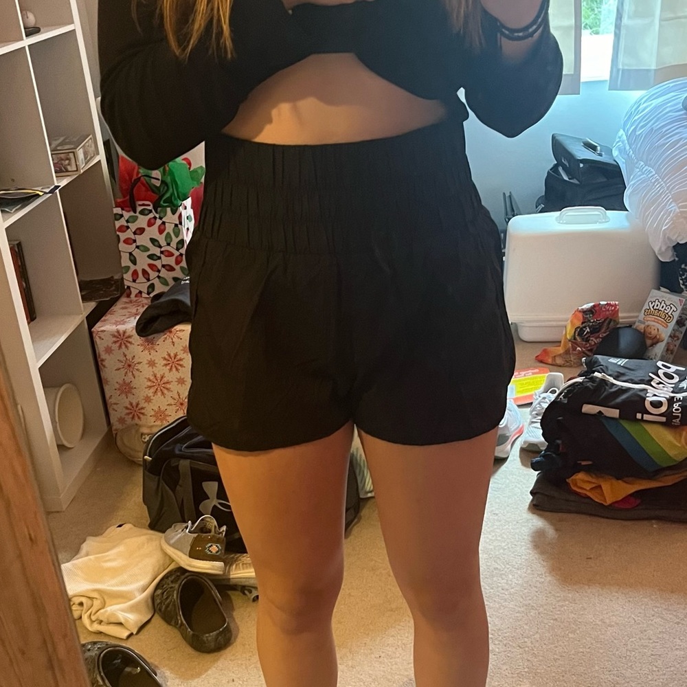 Altar’d state REVIVAL high waist athletic shorts